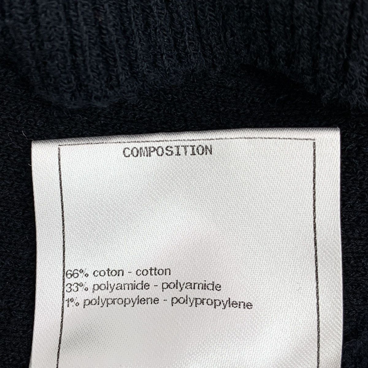Chanel Chanel Black Logo Embroidered Tweed Crew Neck Knit Size XS / US 0-2 / IT 36-38 - 8 Thumbnail
