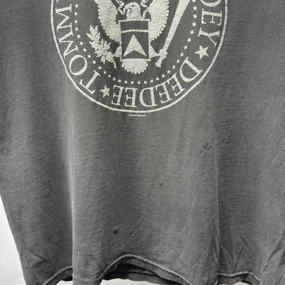 Band Tees 90s Ramones Thrashed Faded Distressed Band Shirt ERD Grunge Size US M / EU 48-50 / 2 - 4 Thumbnail