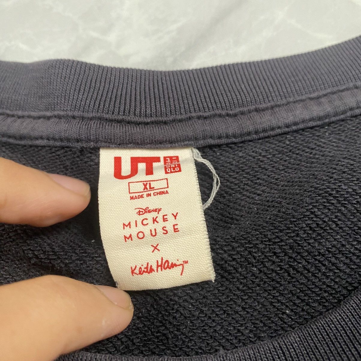 Japanese Brand Vintage Mickey Mouse Keith Haring Sunfaded Crewneck Size US L / EU 52-54 / 3 - 6 Thumbnail