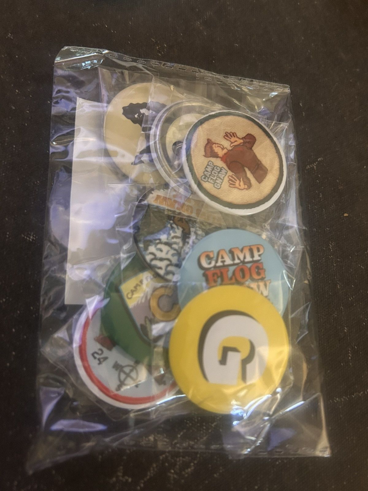 Golf Wang Camp Flog Gnaw VIP Button Set Size ONE SIZE - 2 Thumbnail
