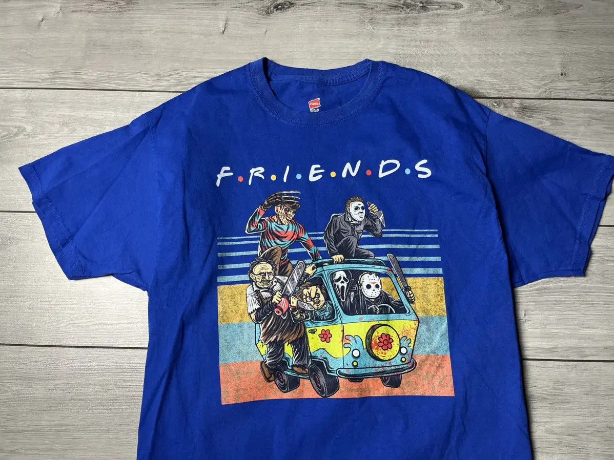 Band Tees Hanes movie Tshirt horror all antagonist size XLarge Size US XL / EU 56 / 4 - 3 Thumbnail