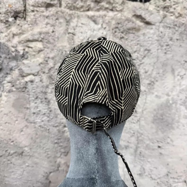 Saint Laurent Paris Saint Laurent Patterned Cap Hat-2506 Size ONE SIZE - 3 Thumbnail