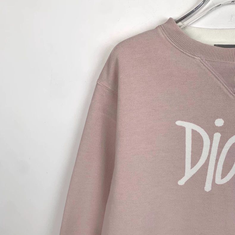 Dior Dior Pink logo letter print cotton round-neck long-sleeved Size US XS / EU 42 / 0 - 3 Thumbnail