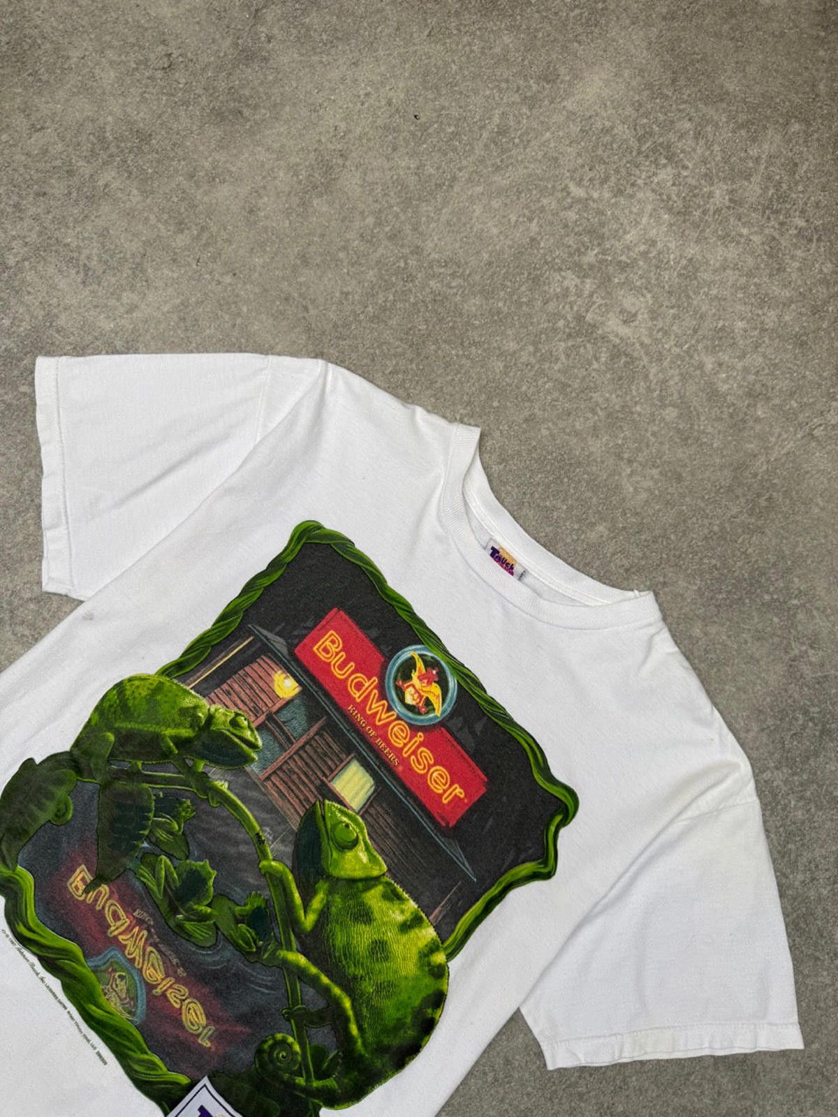 Designer 1997 Budwiser King of the Beers Graphic Tee Size ONE SIZE - 3 Thumbnail