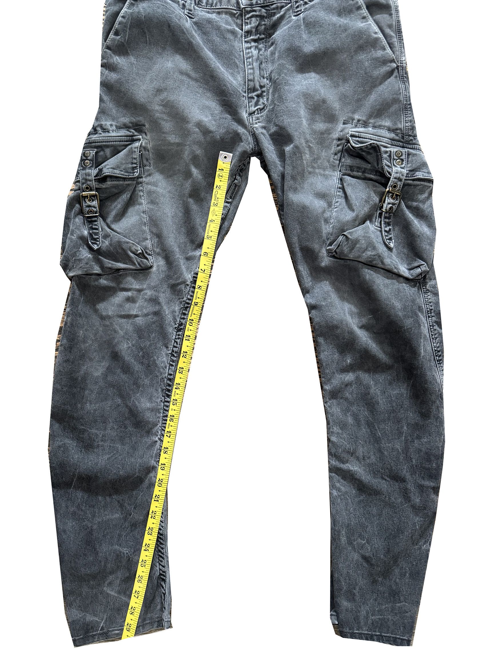 Robins Jeans ROBINS JEANS GRAY CARGO PREDATOR Size US 29 - 4 Thumbnail