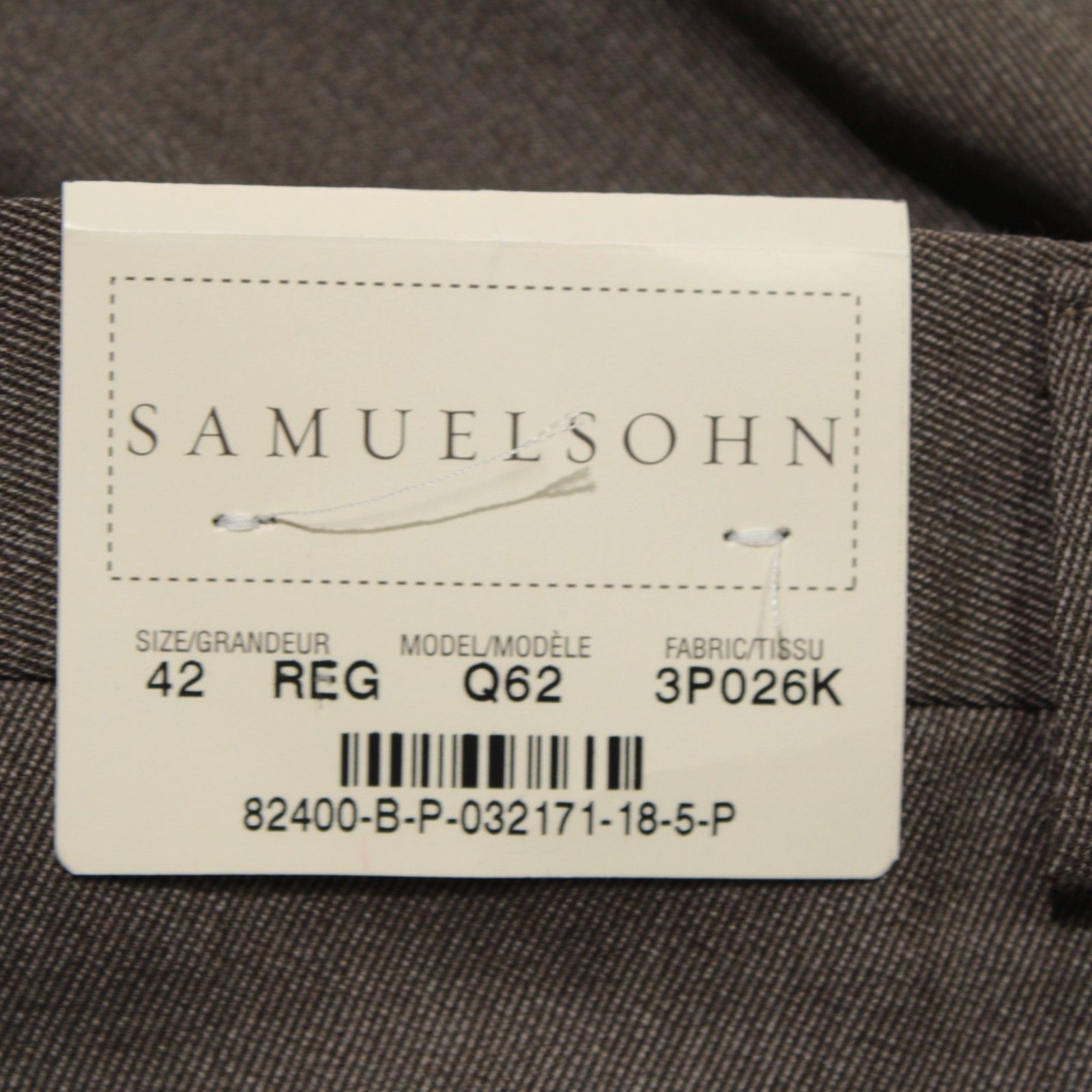 Samuelsohn Samuelsohn New with tags Dress Pants Size 42 US In Brown Size US 42 / EU 58 - 5 Thumbnail