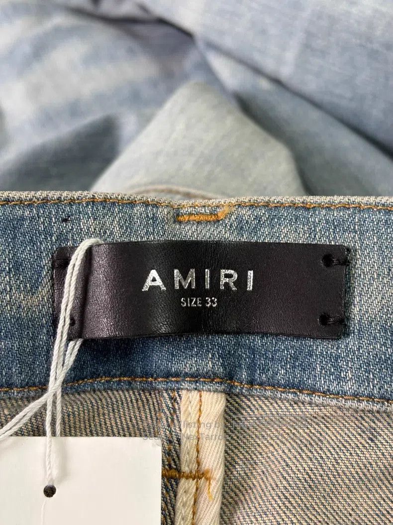 Amiri Amiri Size 33 Logging damage patch oily jeans Size US 33 - 7 Thumbnail