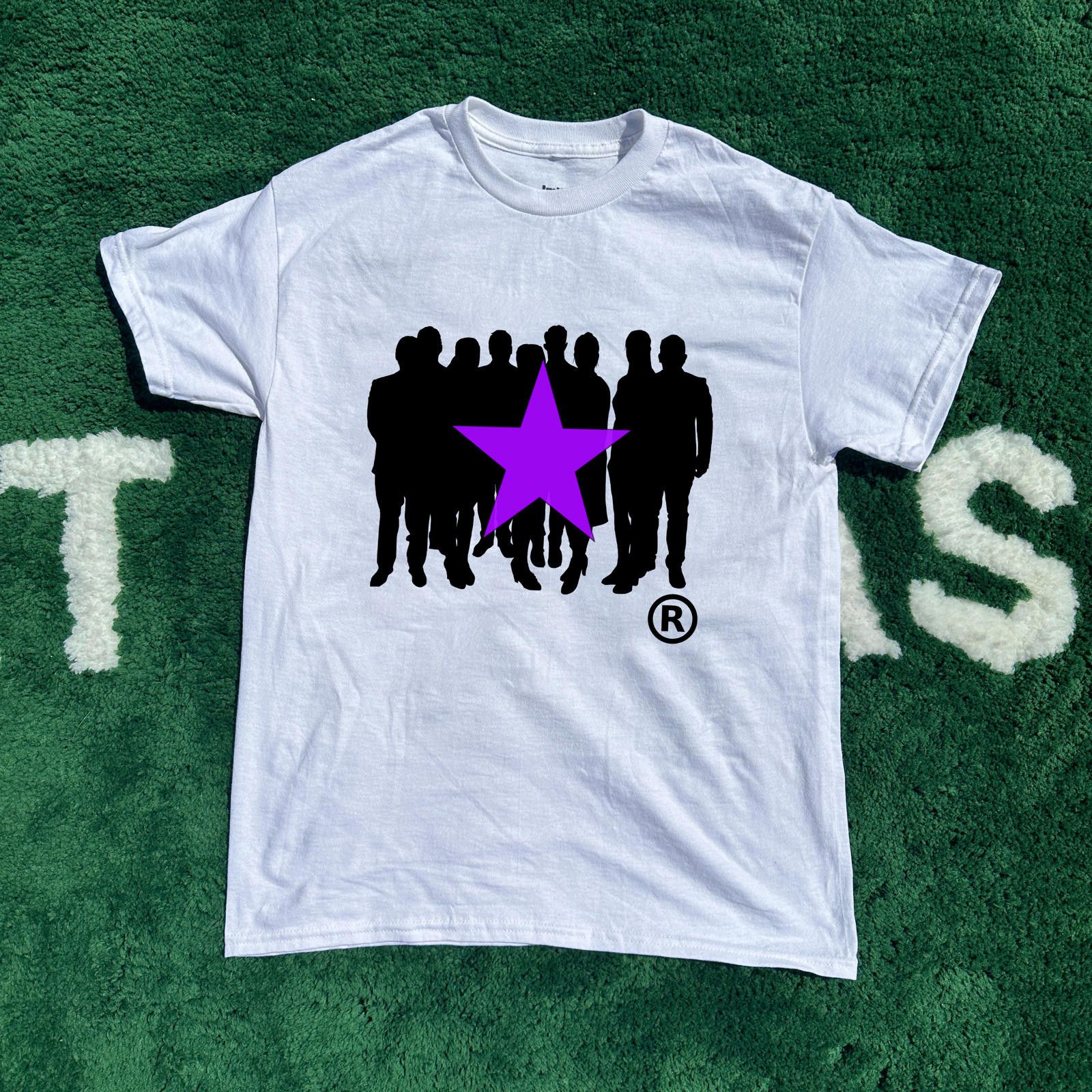 Japanese Brand Commune Tee White Purple M Size US M / EU 48-50 / 2 - 1 Thumbnail