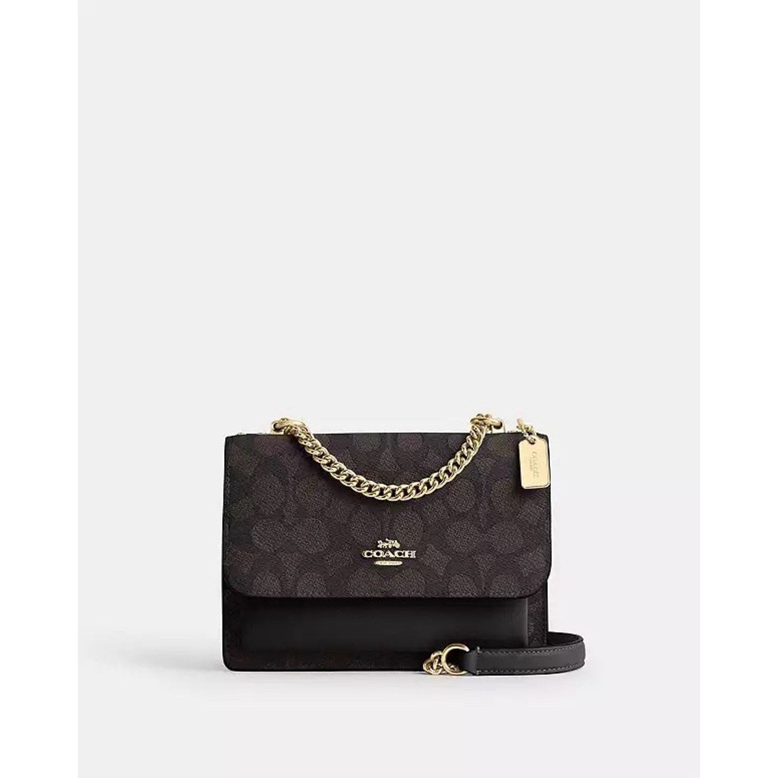 Coach NWT Coach Mini Klare Crossbody Bag CW206 Gold/Walnut/Black Size ONE SIZE - 5 Thumbnail