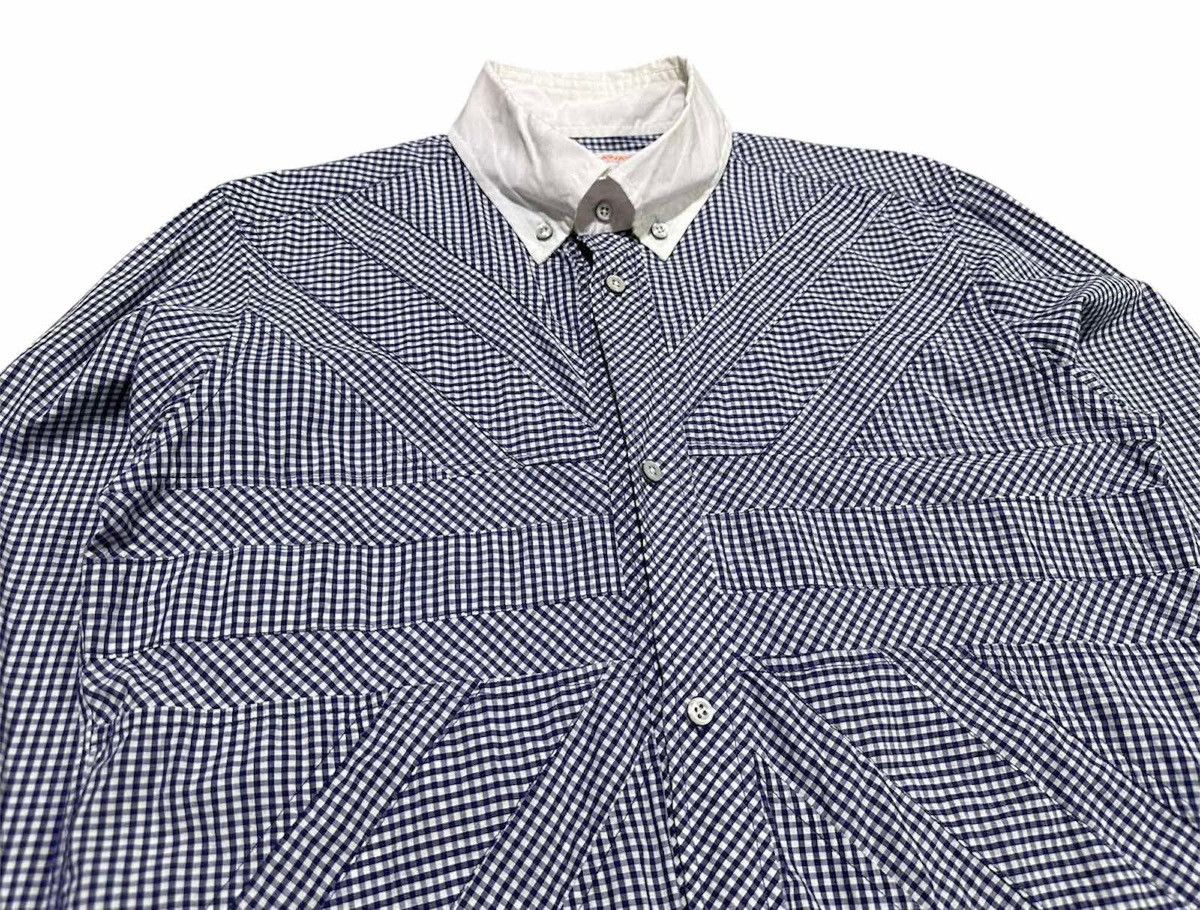 Japanese Brand 🔥Y2K Hideaway Nicole Union Jack Stitched Shirt Punk Size US M / EU 48-50 / 2 - 4 Thumbnail
