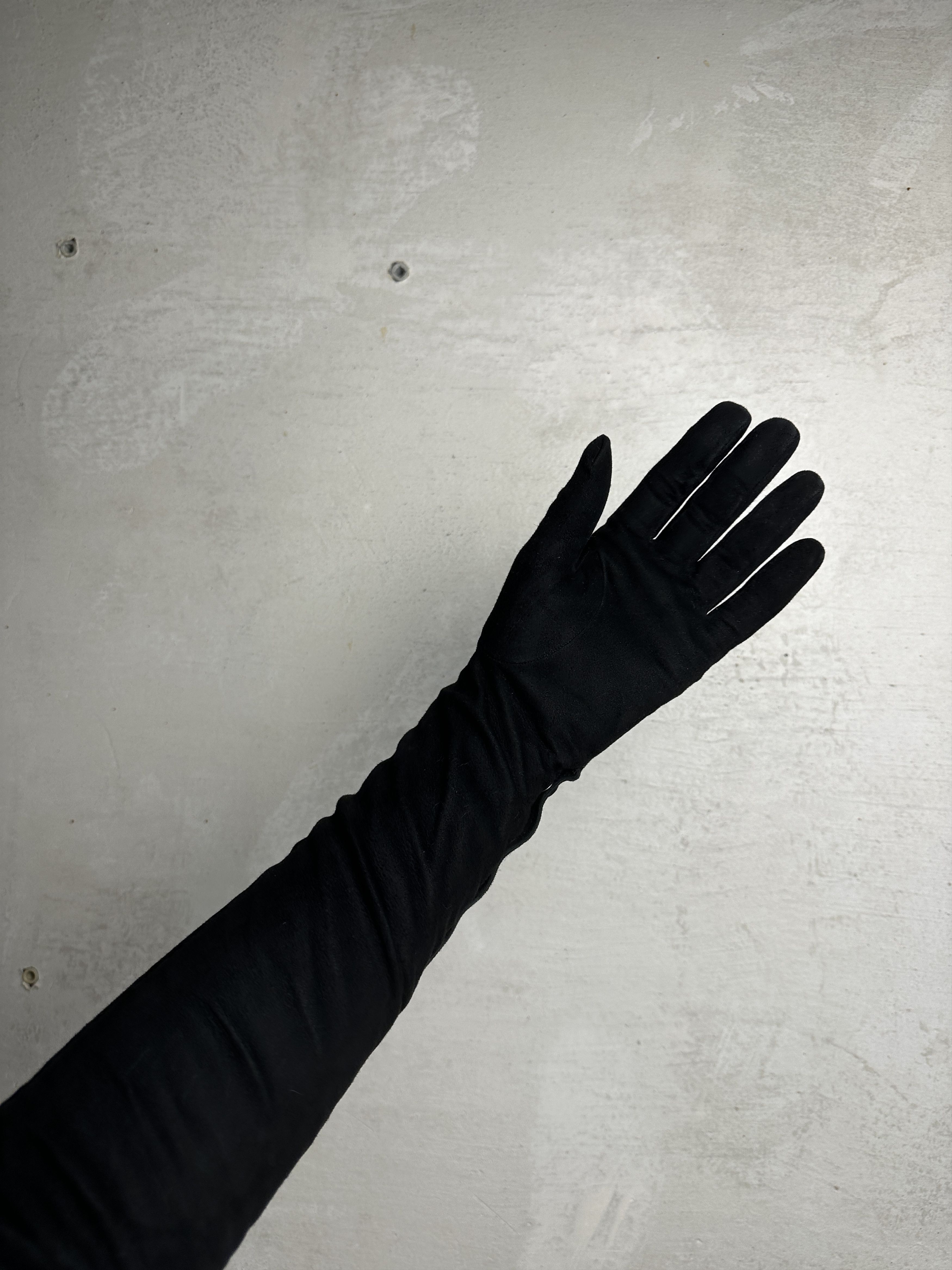 Prada Prada Suede Long Gloves Size ONE SIZE - 3 Thumbnail