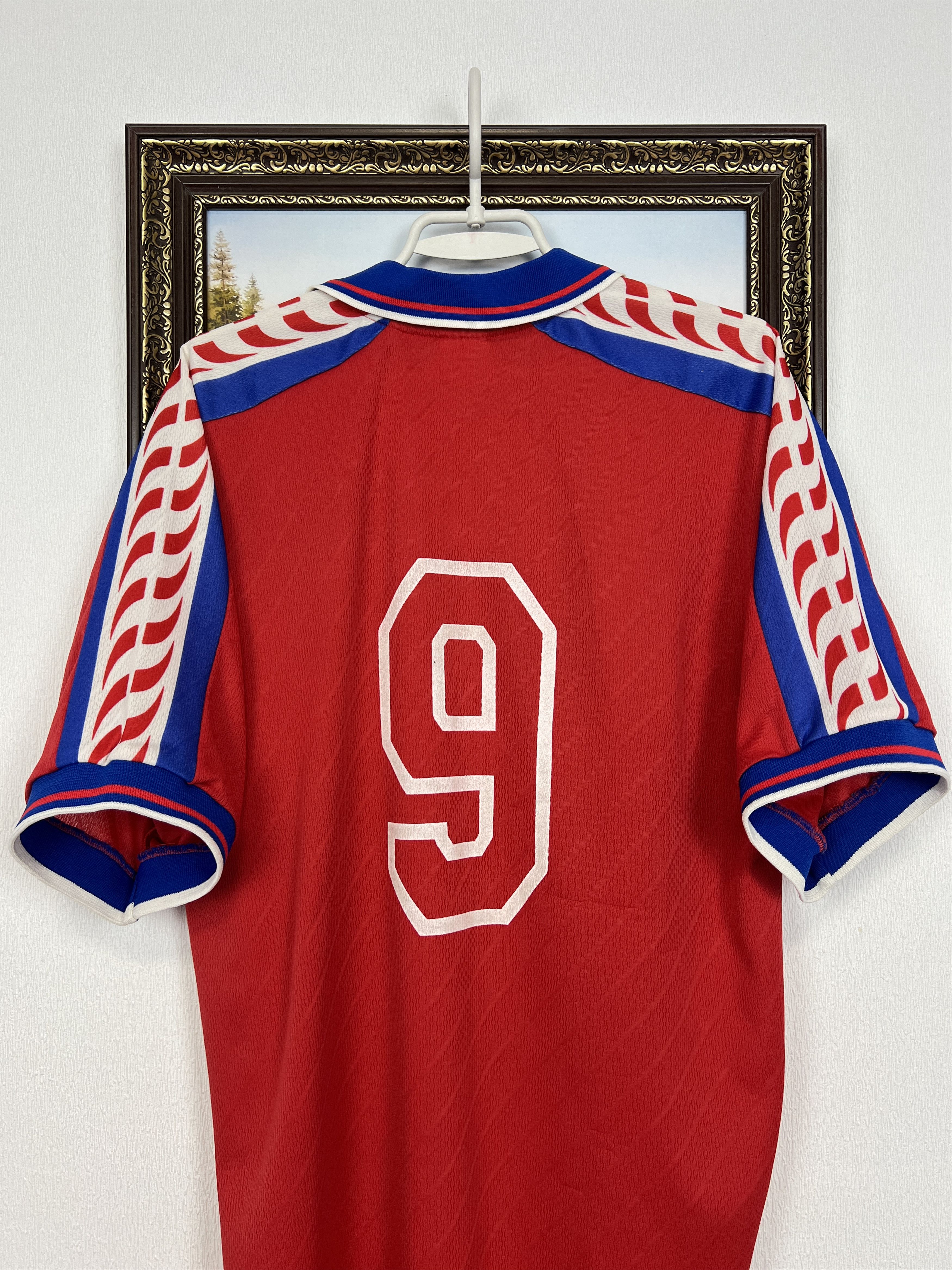 Puma Czech Republic football shirt 1996 Puma Pavel Kuka Tee Size US XL / EU 56 / 4 - 12 Thumbnail