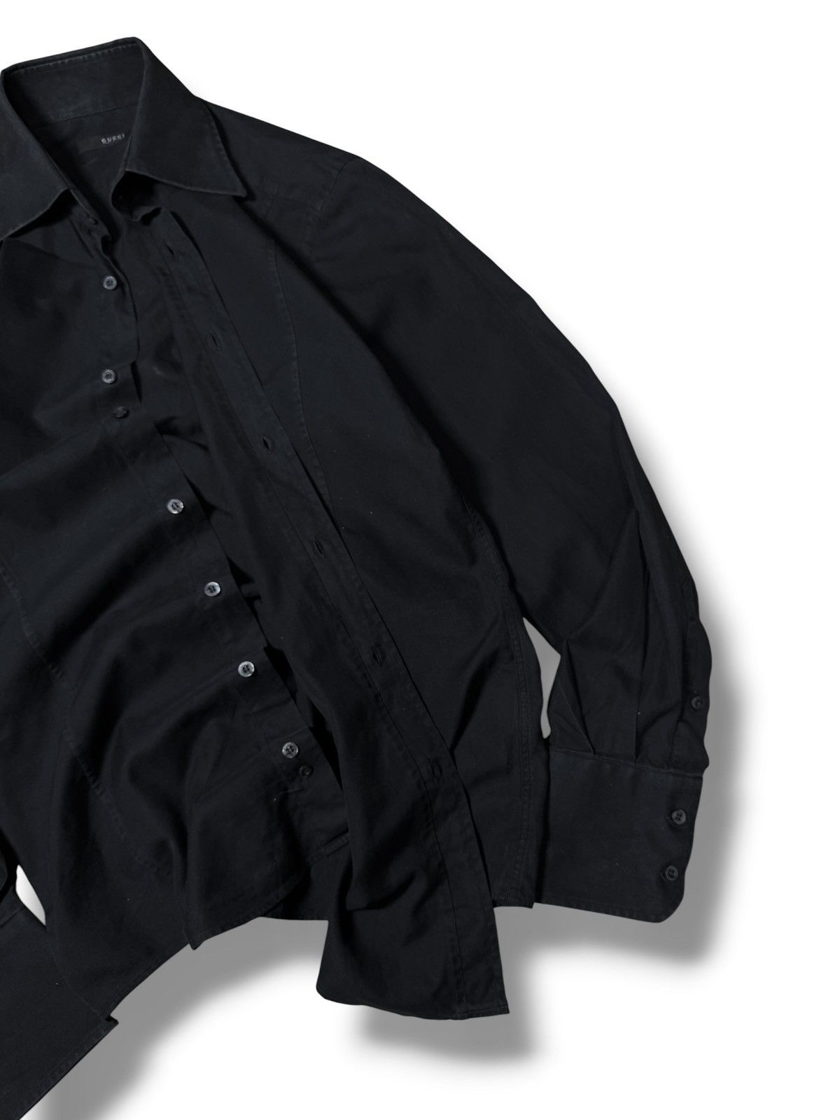 Gucci Gucci Black Classic Shirt Size US S / EU 44-46 / 1 - 4 Thumbnail