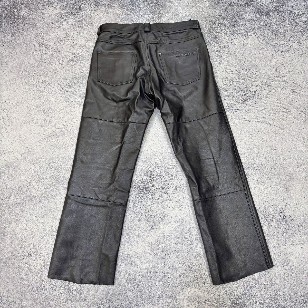 Genuine Leather Cima Schlier Black Genuine Leather Pants 50 size (33) Size US 32 / EU 48 - 11 Thumbnail