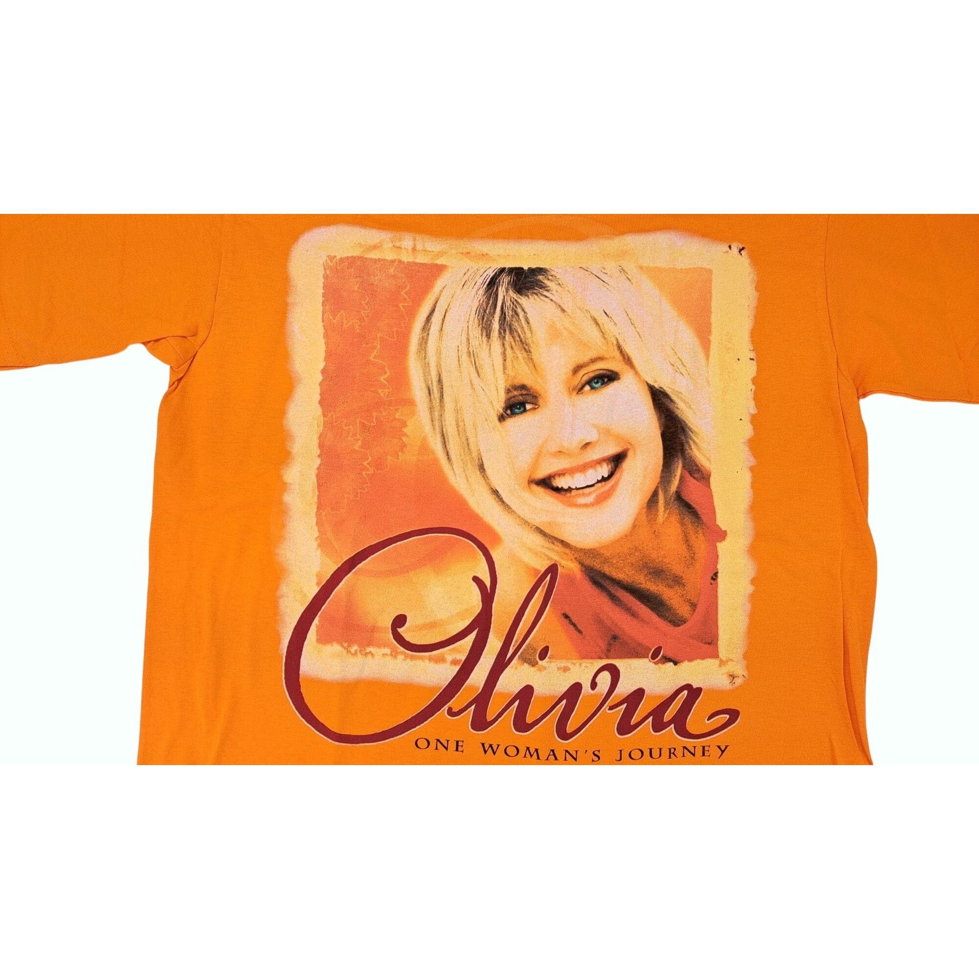 Anvil Vintage Olivia Newton-John One Woman's Journey Tour Orange Size US L / EU 52-54 / 3 - 3 Thumbnail