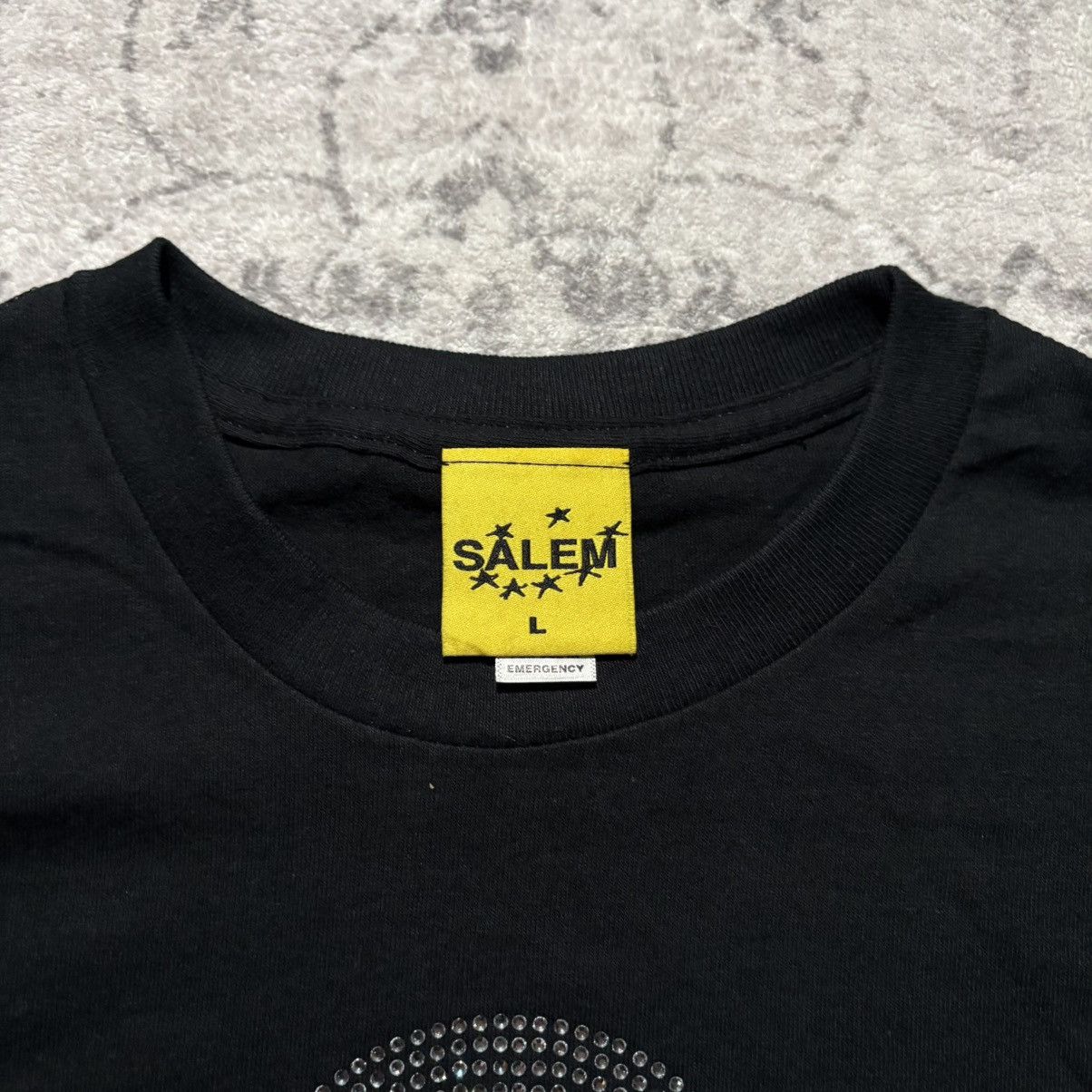 S4LEM Salem Snowman Rhinestone T-Shirt Black | Size L Size US L / EU 52-54 / 3 - 4 Thumbnail