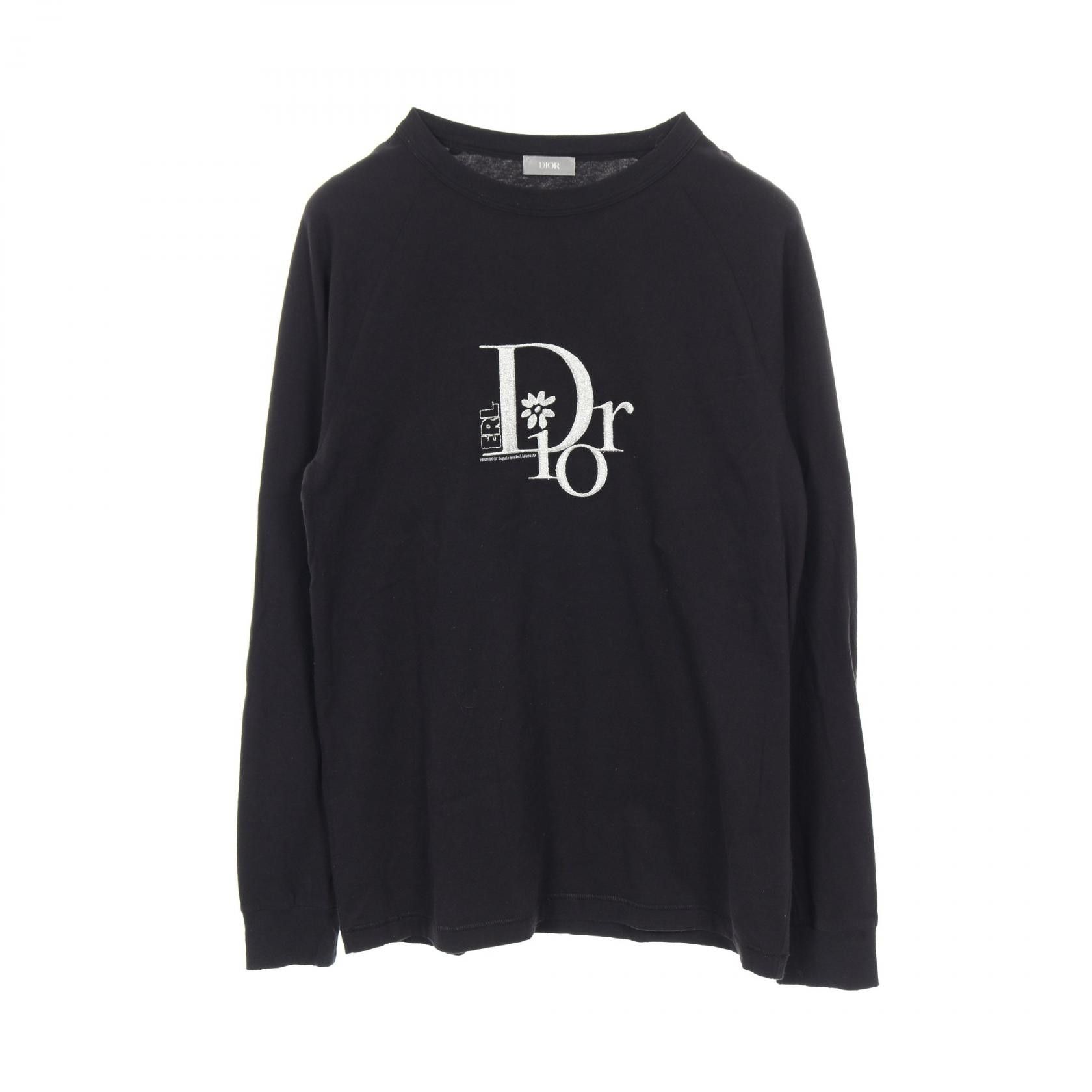 Dior Dior Dior Cotton Long Sleeve T Shirt Textile T-Shirts DUTY FREE for USA Size ONE SIZE - 1 Thumbnail