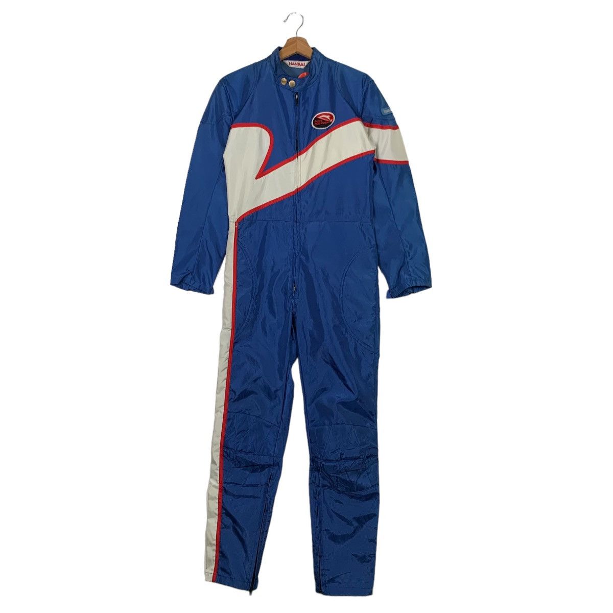 image of Racing x Vintage 90's Dead Stock Nankai Super Dolphin Coveralls 0056-C4 in Blue, Men's (Size 32)