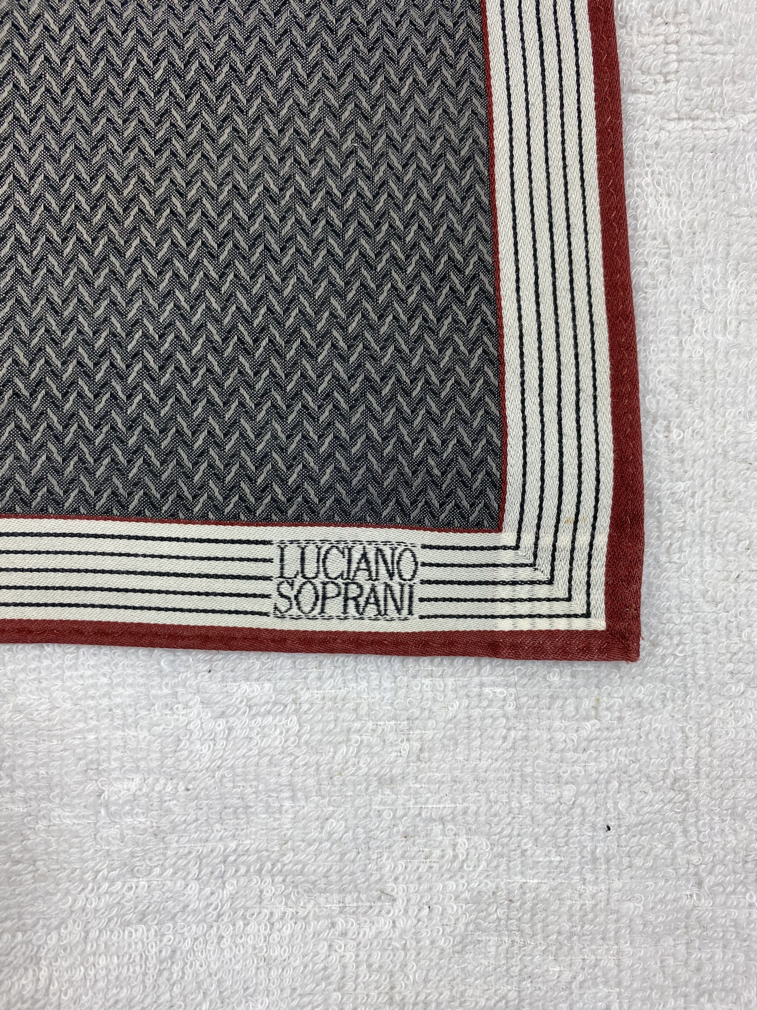 Vintage Luciano Soprani Handkerchief / Bandana / Neckerchief Size ONE SIZE - 5 Thumbnail