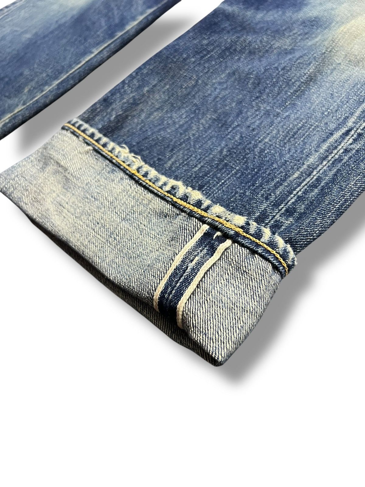Japanese Brand Vintage Go west Yellow Division Selvedge Denim Japan Size US 29 - 14 Thumbnail