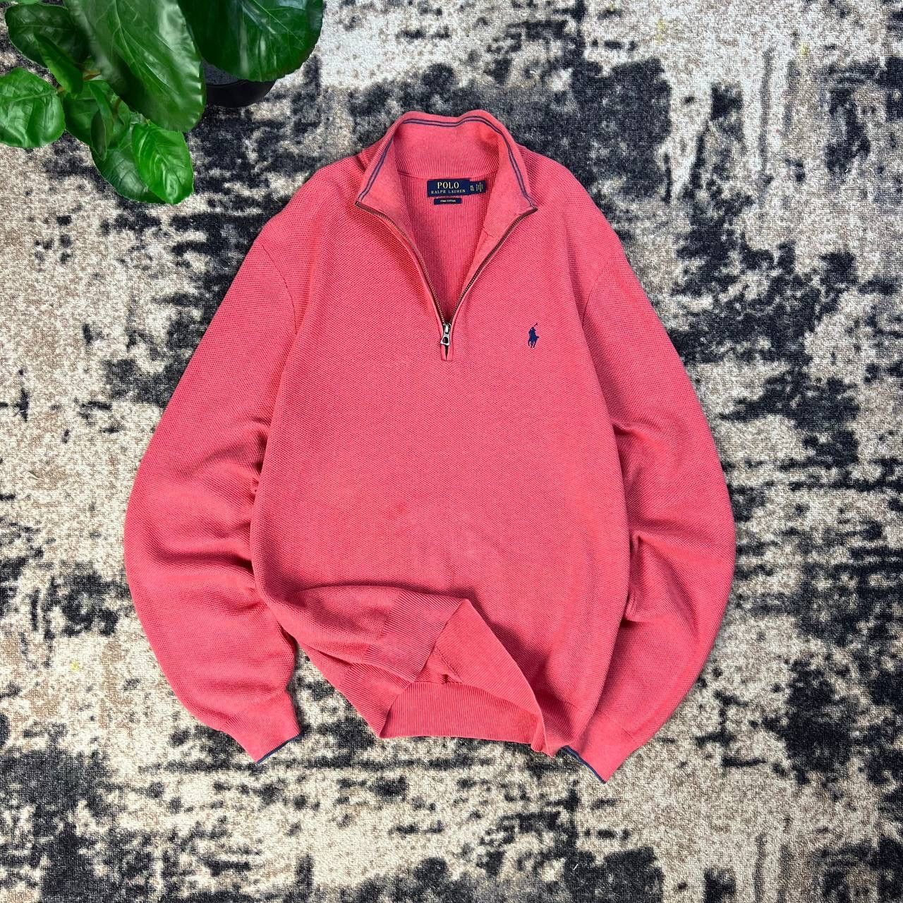 Polo Ralph Lauren Polo Ralph Lauren Luxury Quarter Zip Up Sweater Size US XL / EU 56 / 4 - 1 Thumbnail