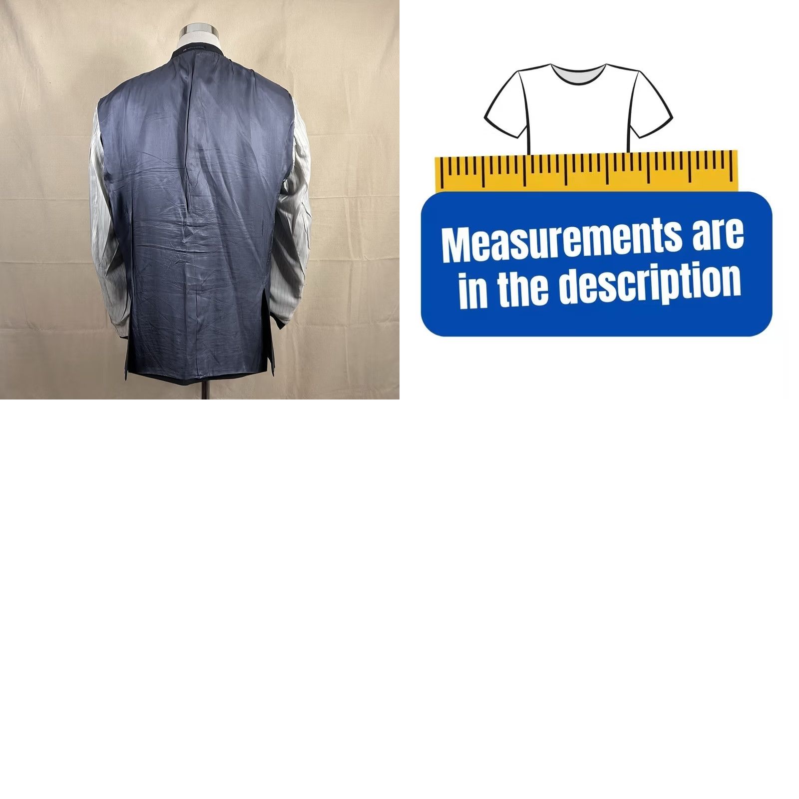Hart Schaffner Marx Hart Schaffner Marx Sport Coat Gray Plaid 48L 100% Wool Two Button Double Vented Mens Size US XS / EU 42 / 0 - 8 Thumbnail
