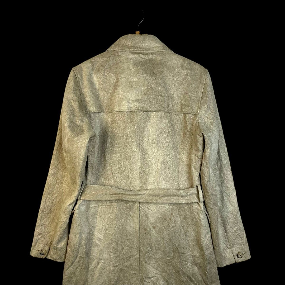 Tornado Mart 🇯🇵 TORNADO MART MOLESKIN BELTED TRENCH COAT Size US M / EU 48-50 / 2 - 7 Thumbnail