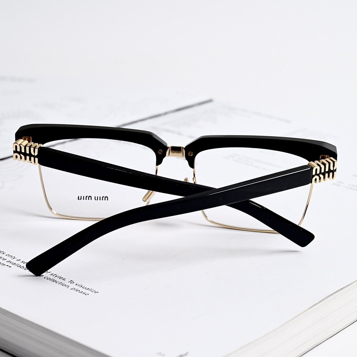Miu Miu MIU MIU 0MU 11XV GLASSES Size ONE SIZE - 12 Thumbnail