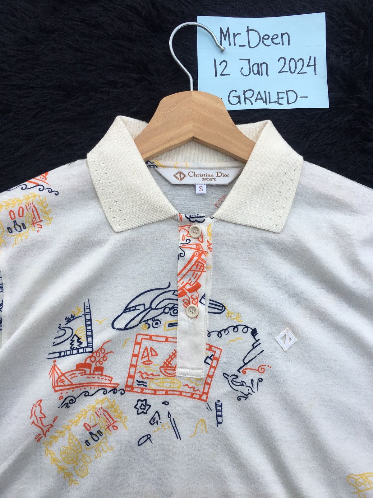 Christian Dior Monsieur Rare Vintage Christian Dior Collar Shirt Size US S / EU 44-46 / 1 - 7 Thumbnail