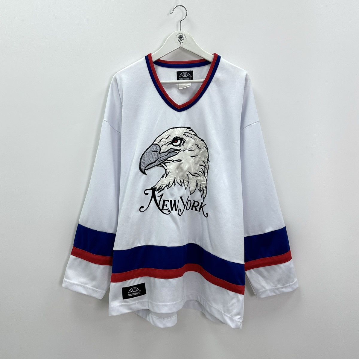 Southpole Vintage 90s Southpole New York Eagle Embroidered jersey y2k Size US XL / EU 56 / 4 - 1 Thumbnail