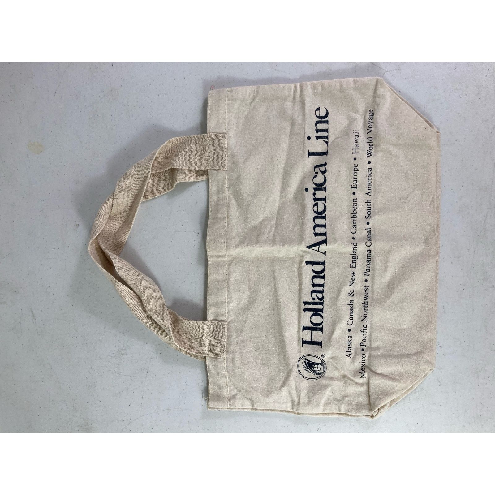 Other Vintage Tote Bag Holland America Travel Line Carry Adult Size ONE SIZE - 9 Thumbnail