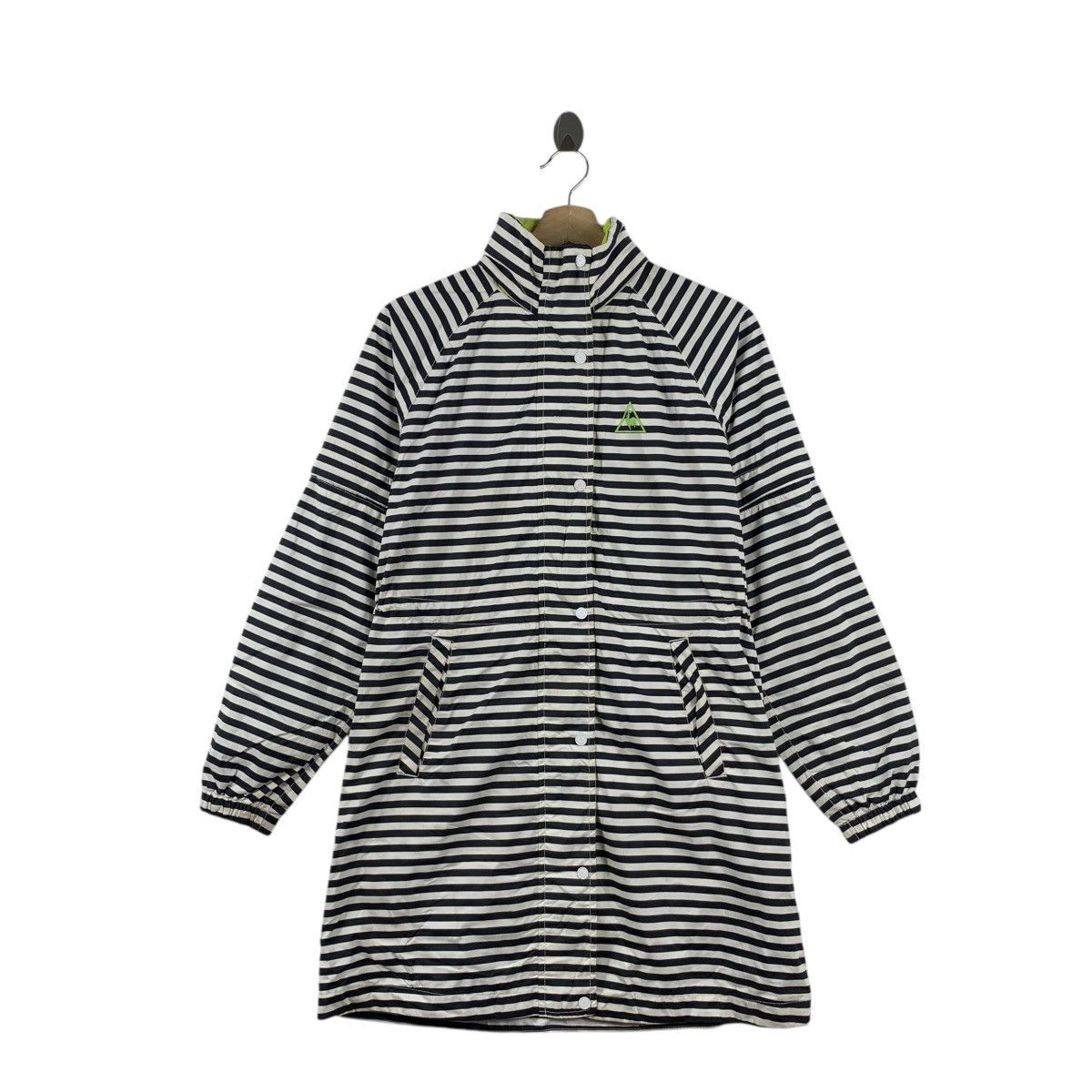 Le Coq Sportif Vintage LE COQ SPORTIF Golf Collection Striped Parka Trench Size L / US 10 / IT 46 - 1 Thumbnail