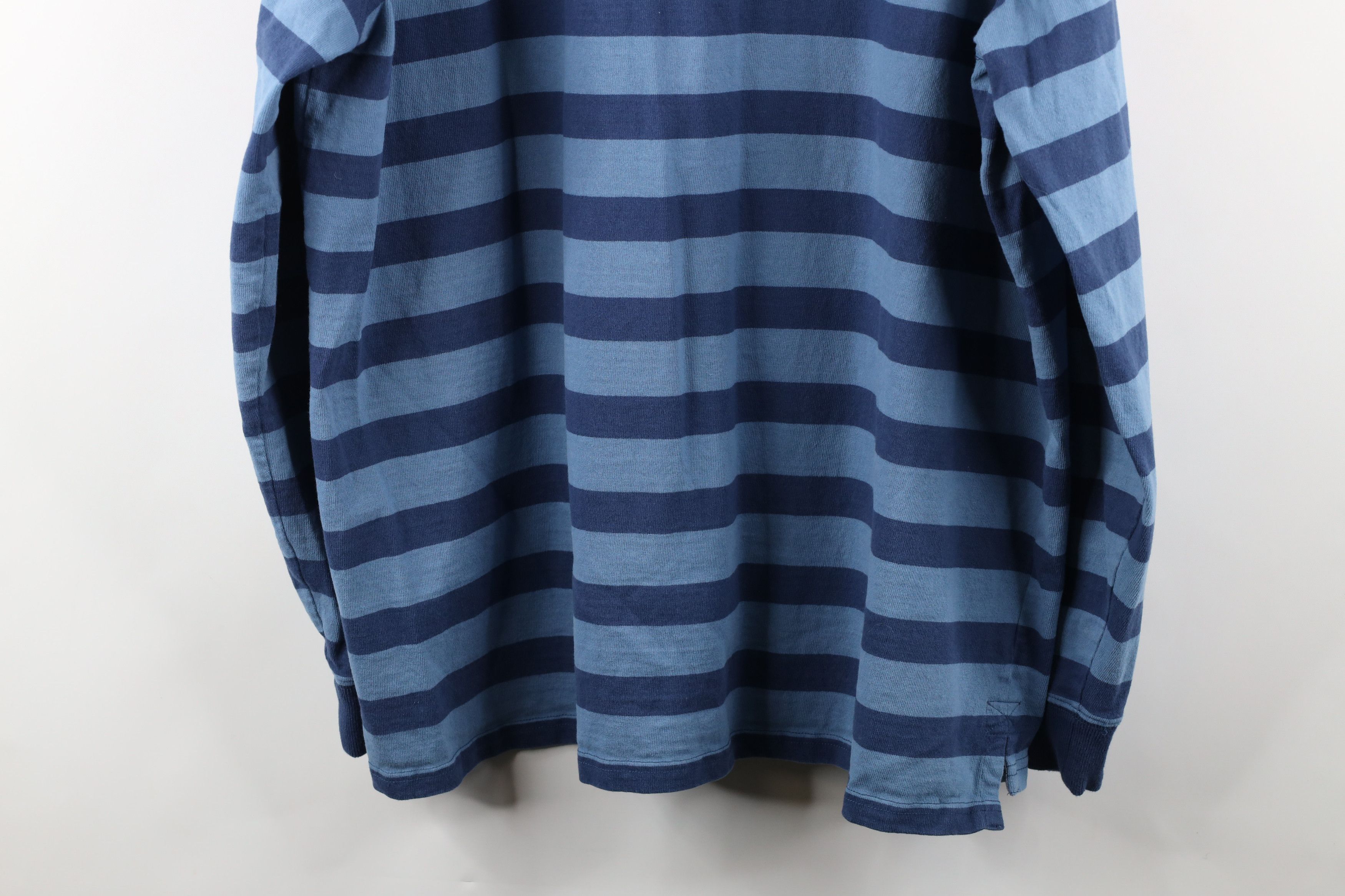 L.L. Bean × Vintage Vintage LL Bean Out Striped Long Sleeve Rugby Polo Shirt Size US XL / EU 56 / 4 - 11 Thumbnail