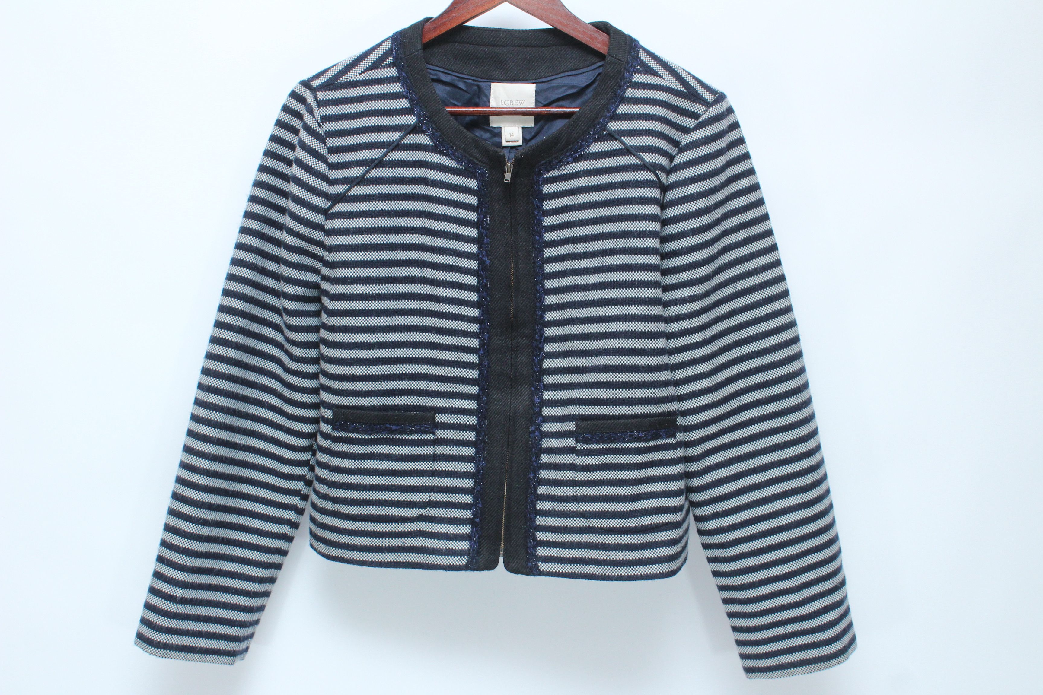 J.Crew J Crew Jacket Blazer Womens Size M Authentic Hype Size M / US 6-8 / IT 42-44 - 4 Thumbnail