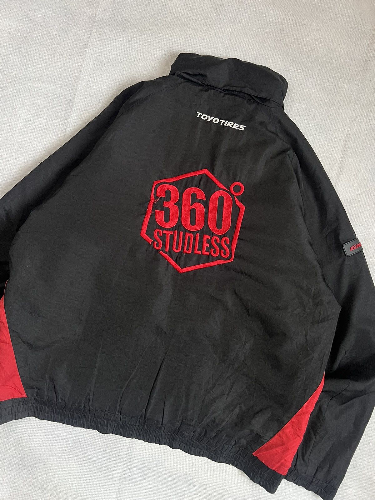 Japanese Brand Vintage Toyo Tires 360 Studless Racing Jacket Japanese Size US XL / EU 56 / 4 - 10 Thumbnail