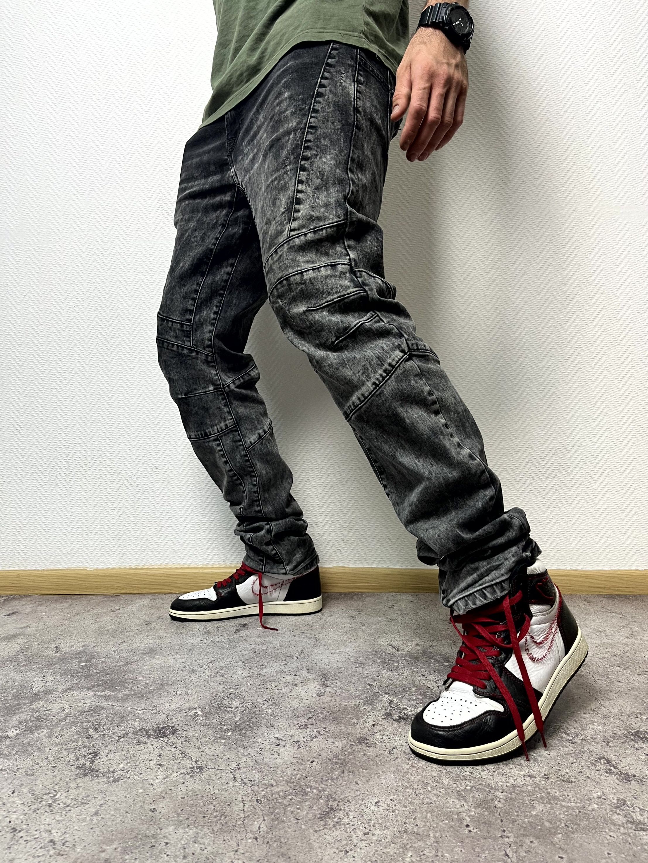 Other Cipo & Baxx Mens Washed Denim Slim Fit Gray Jeans Size 32 Size US 32 / EU 48 - 15 Thumbnail