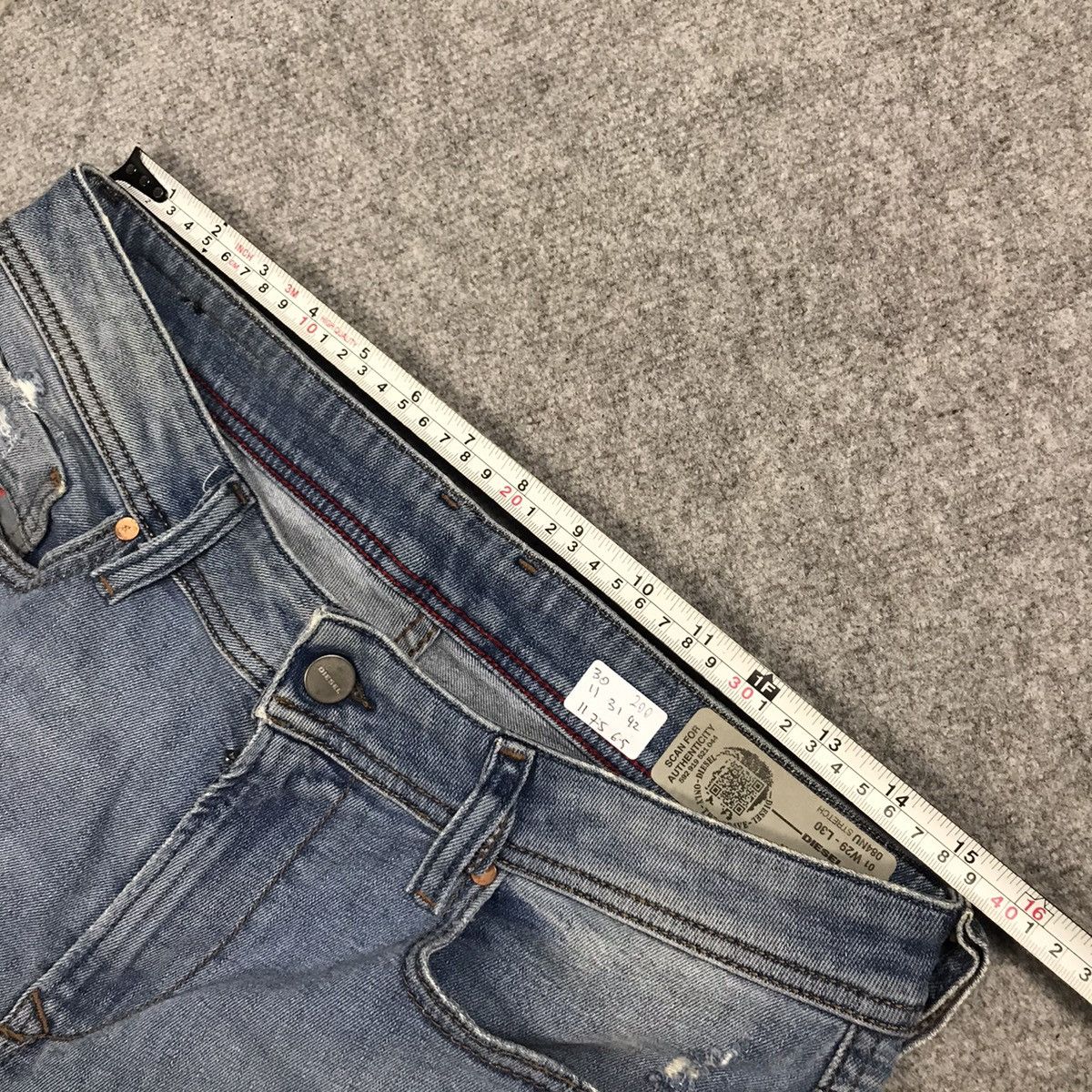 Diesel SLIM DIESEL DISTRESSED JEANS PANTS Size US 30 / EU 46 - 16 Thumbnail