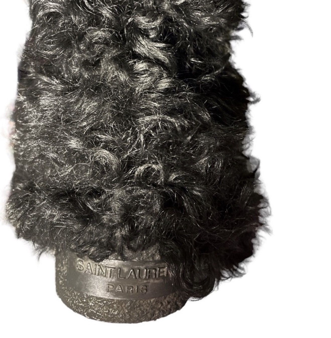Saint Laurent Paris SAINT LAURENT CURLY SHEARLING FUR BOOTS Size US 8.5 / EU 41-42 - 6 Thumbnail