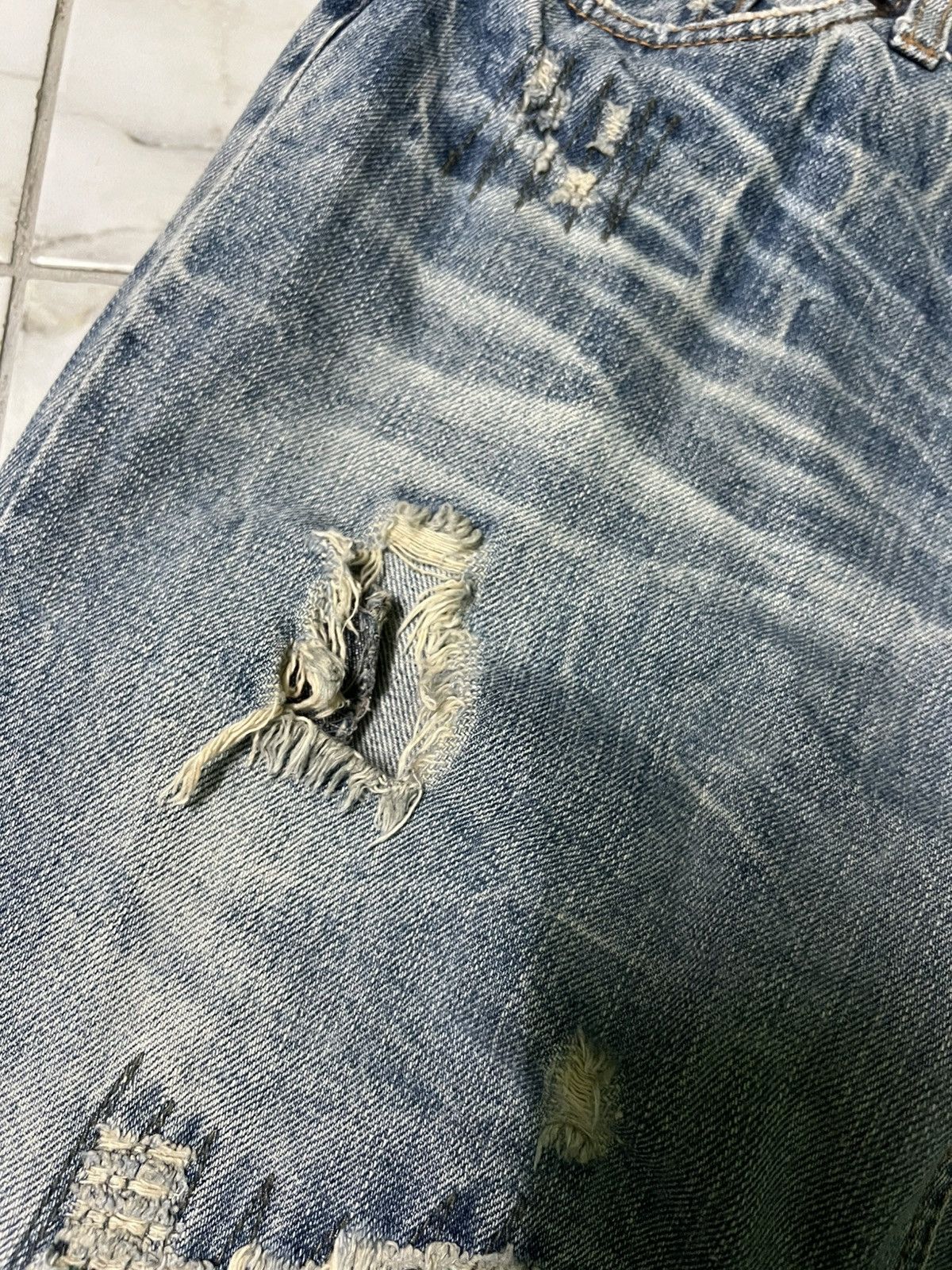 If Six Was Nine × Japanese Brand VINTAGE 90’S STYLE ART JAPAN DISTRESS JEAN Size US 31 - 11 Thumbnail