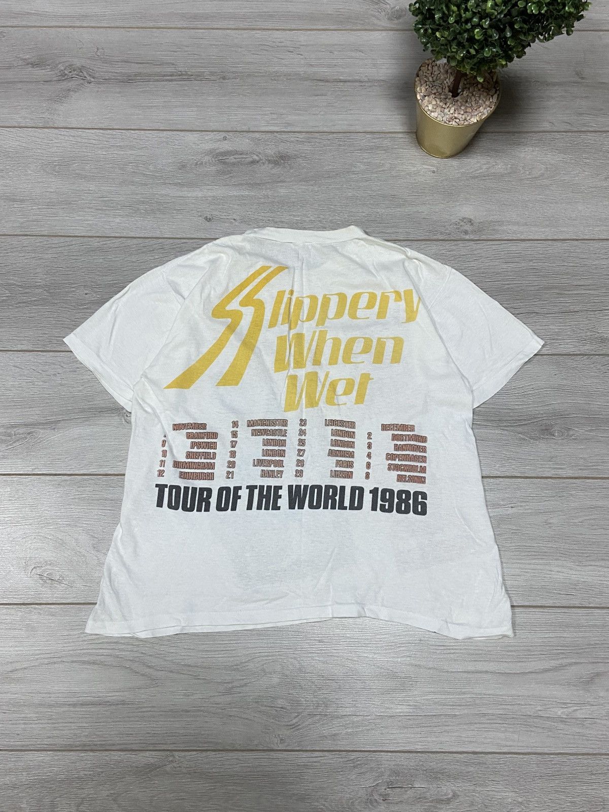 Bon Jovi Bon Jovi vintage big print tee shirt Size US L / EU 52-54 / 3 - 2 Thumbnail