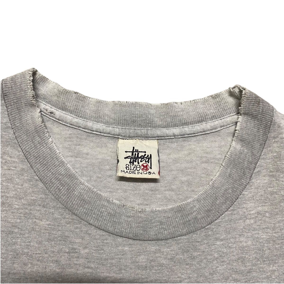 Stussy Vintage 90s Stussy Sunfaded Distressed Shirt Size US M / EU 48-50 / 2 - 7 Thumbnail