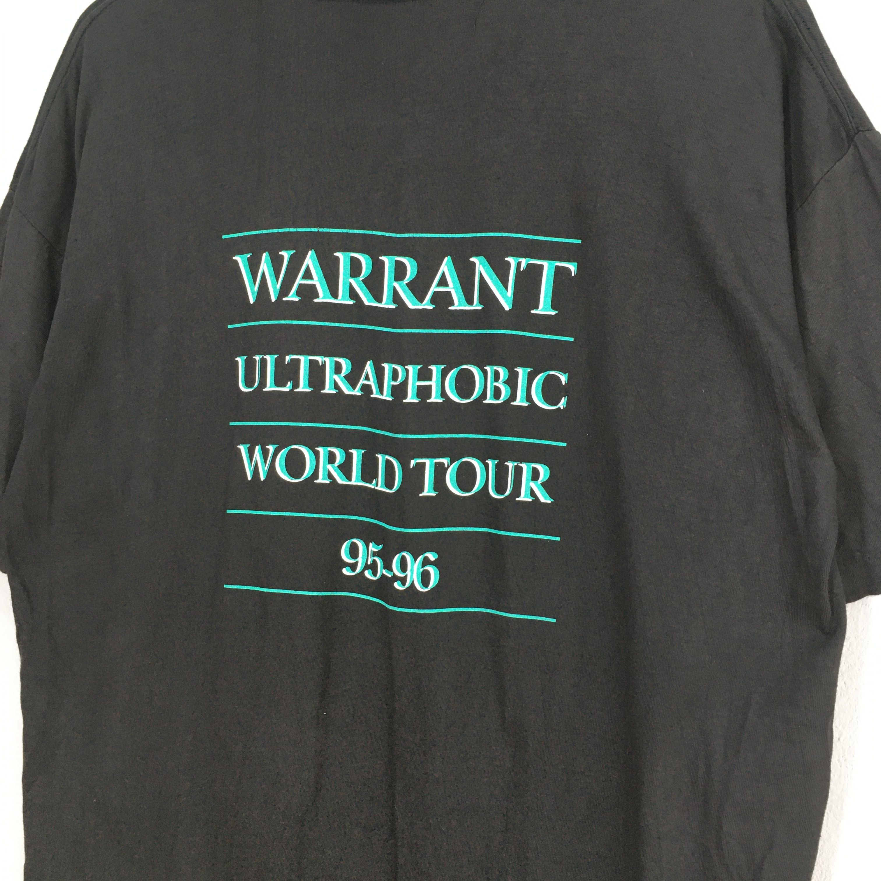 Band Tees × Vintage Vintage Warrant Hard Rock Concert T Shirt Xlarge Size US XL / EU 56 / 4 - 8 Thumbnail