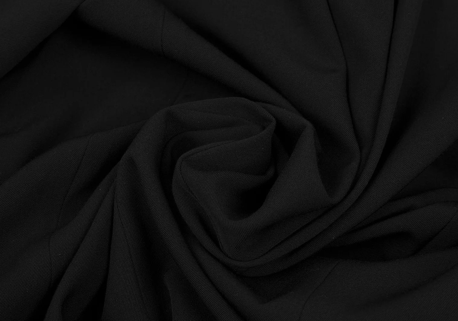 Yohji Yamamoto Yohji Yamamoto Wool Gabardine Jacket Black M Size US M / EU 48-50 / 2 - 17 Thumbnail