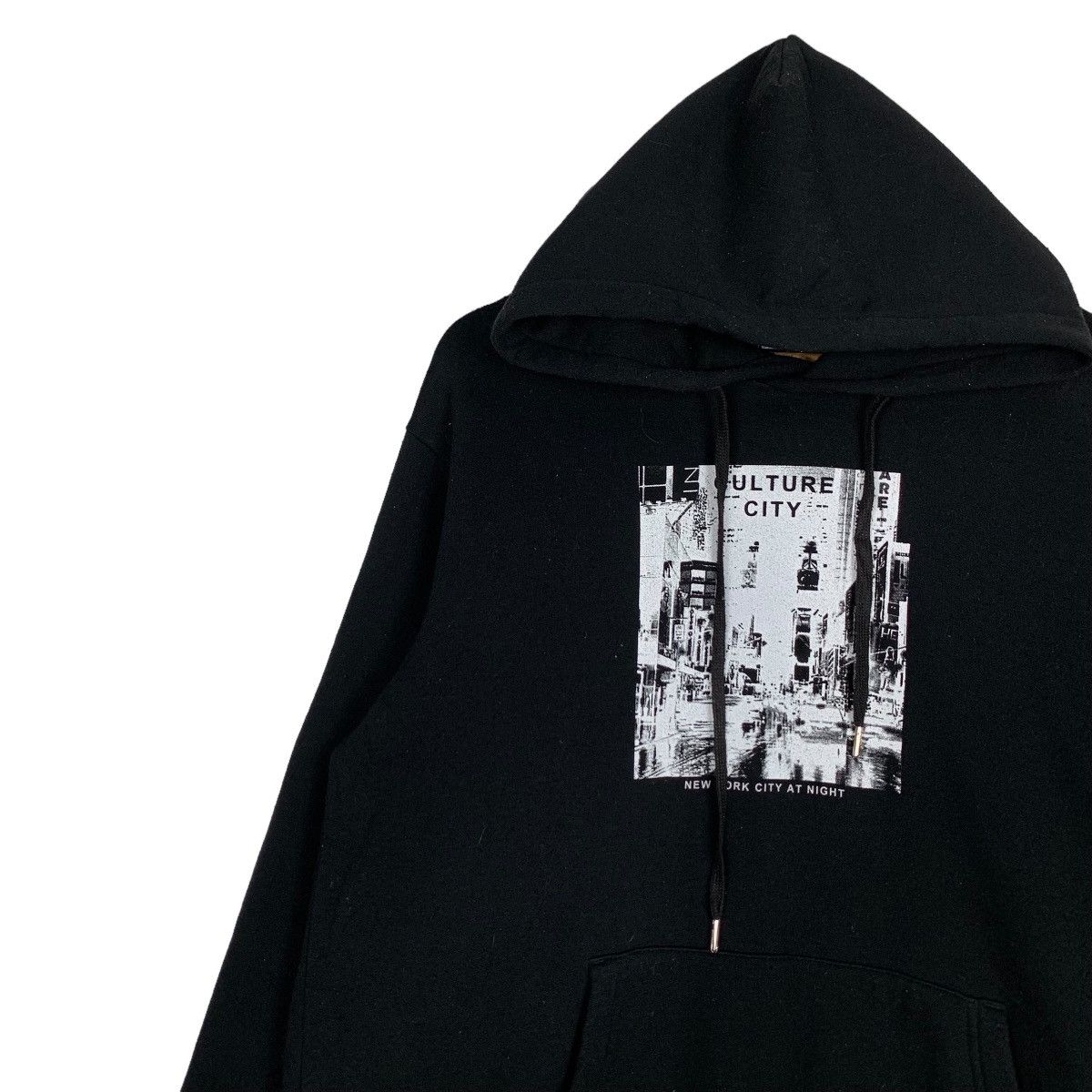 Japanese Brand Culture City New York City At Night Graphic Hoodie #0994-C44 Size US L / EU 52-54 / 3 - 7 Thumbnail