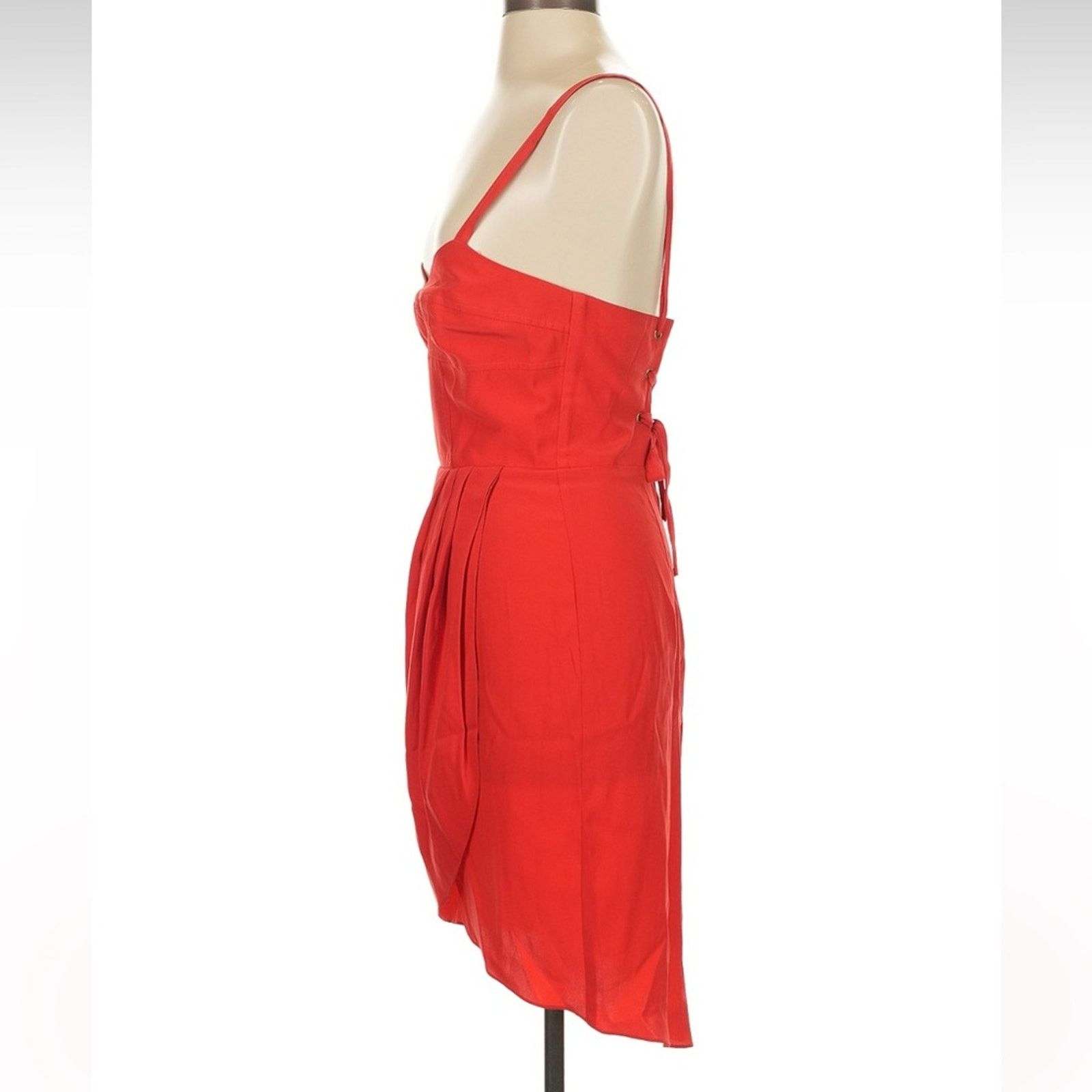 Amanda Uprichard Amanda Uprichard Silk Cocktail Mini Dress - Size Small Size S / US 4 / IT 40 - 4 Thumbnail