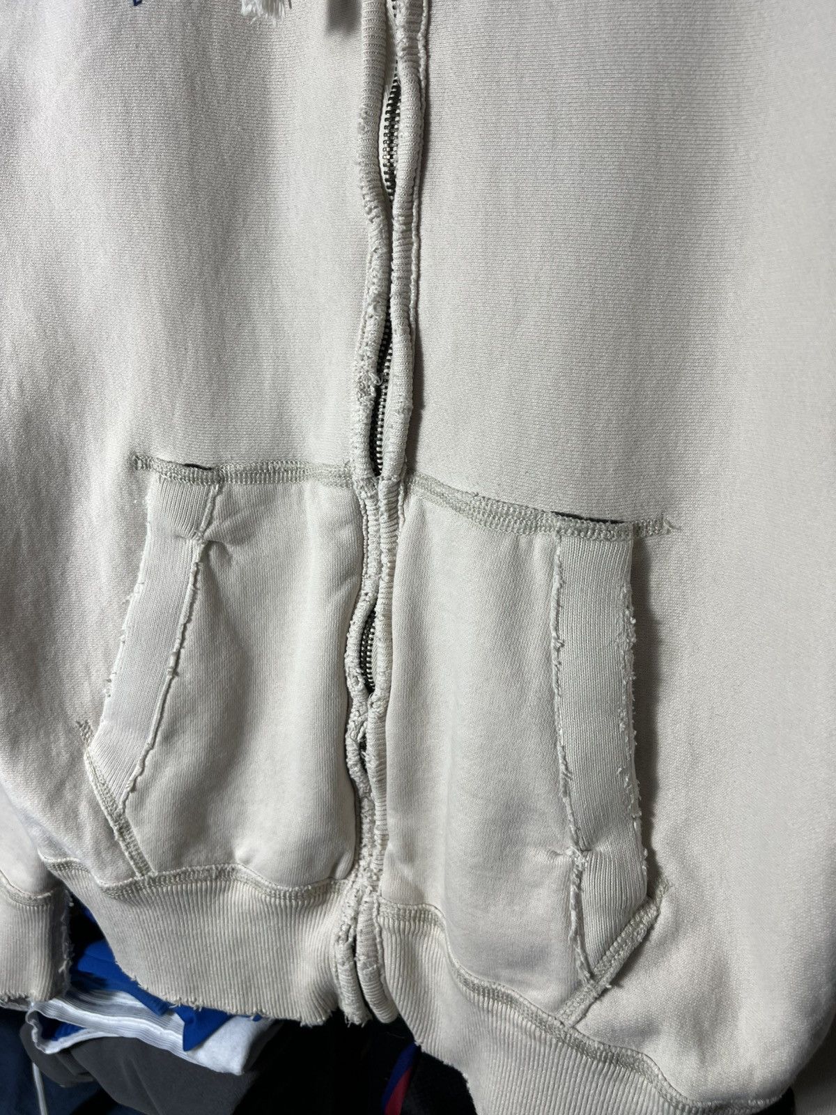Abercrombie & Fitch Y2K Abercrombie & Fitch Distressed Vintage Hoodie Zip Up Size US XL / EU 56 / 4 - 4 Thumbnail