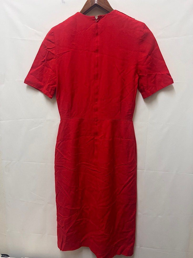 Balmain Balmain Ivoire Paris Red Dress Size XS / US 0-2 / IT 36-38 - 2 Thumbnail