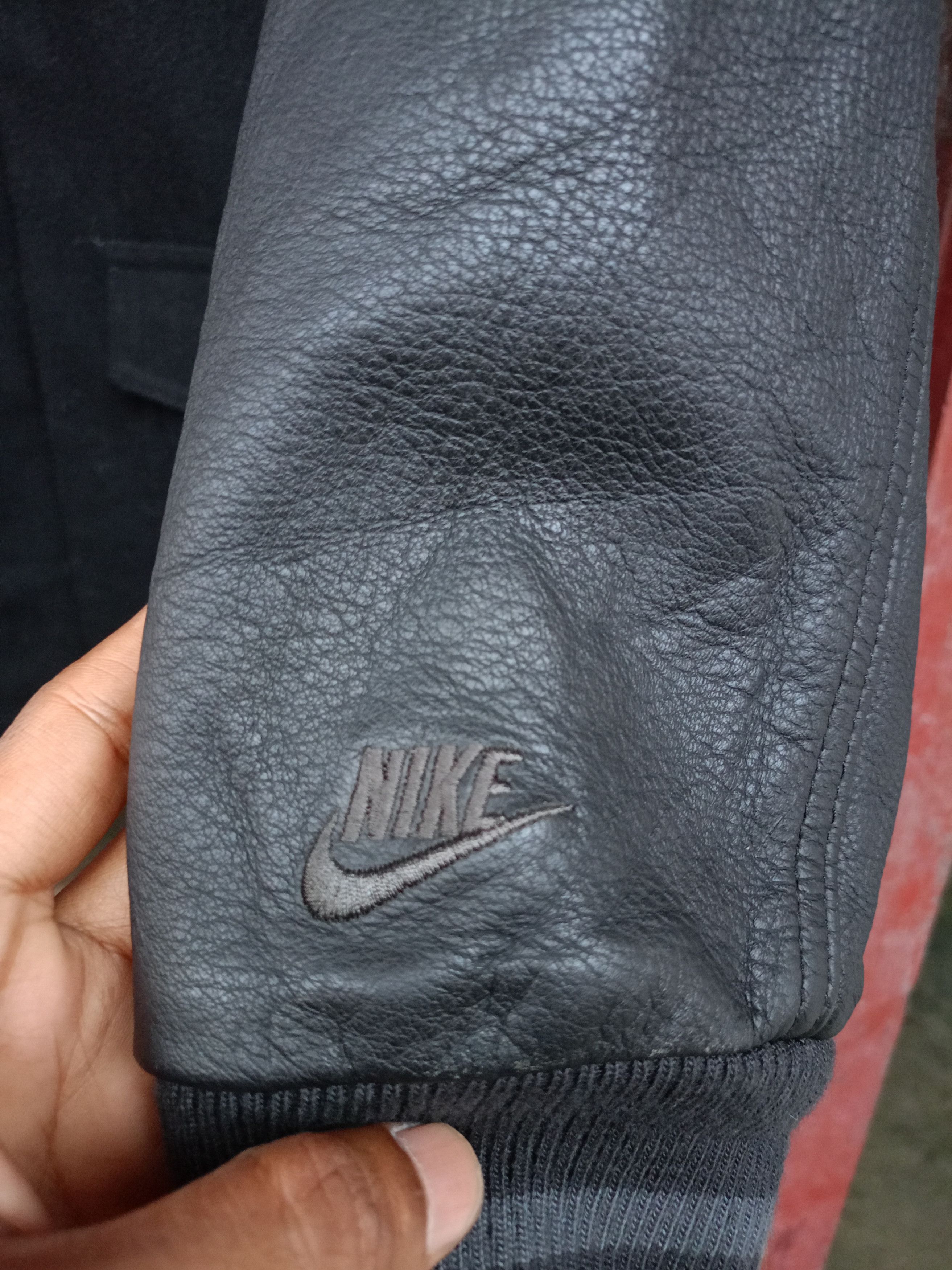 Nike Nike M 65 Leather sleeve Jacket Size US XXL / EU 58 / 5 - 4 Thumbnail