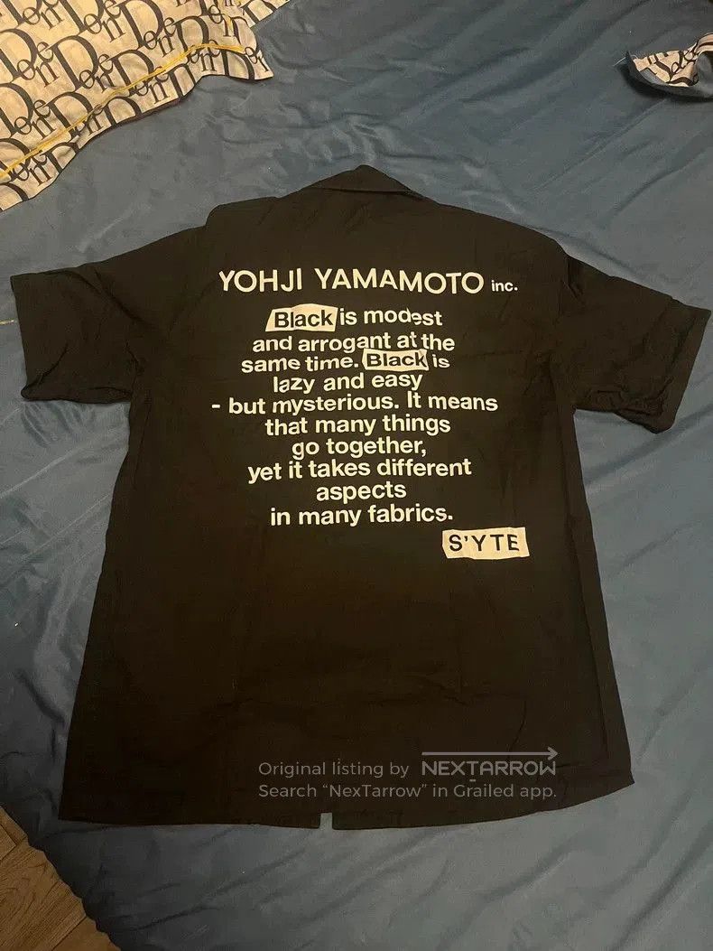 Yohji Yamamoto Yohji Yamamoto S'YTE Short Sleeve Shirt. Size US L / EU 52-54 / 3 - 5 Thumbnail