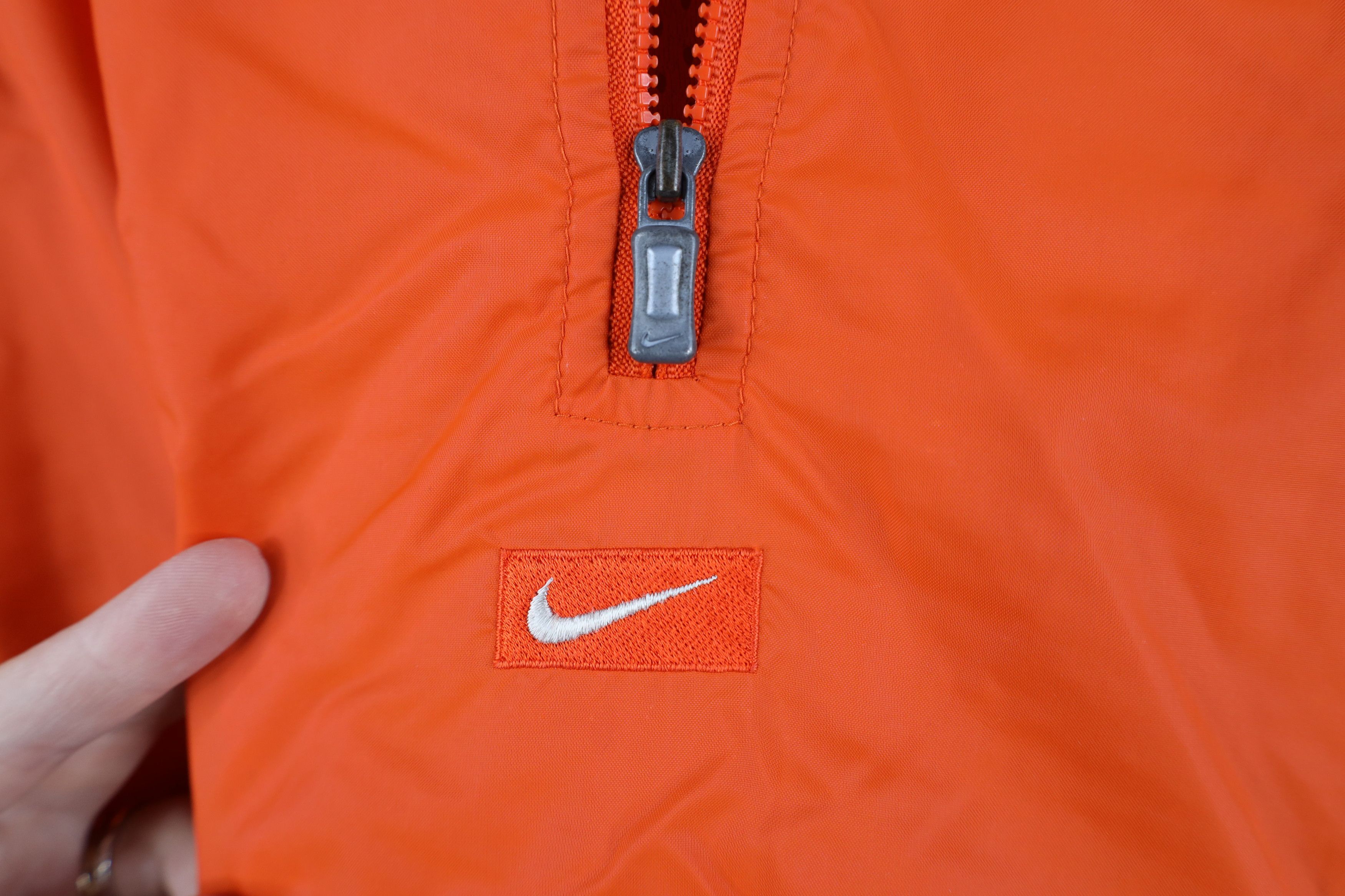 Nike Vintage 90s Nike Center Swoosh Lined Windbreaker Jacket Size S / US 4 / IT 40 - 4 Thumbnail